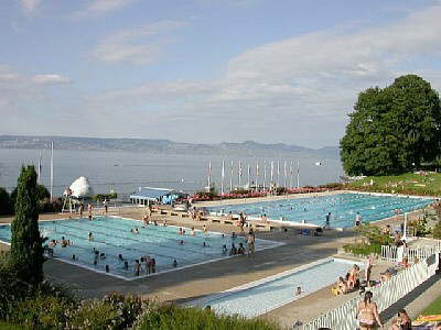 Evian municipal pool