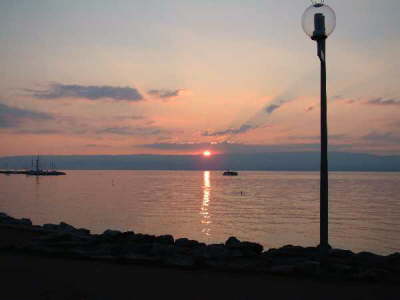 Lakeside view in Evian