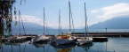 Evian lakeside in Summer